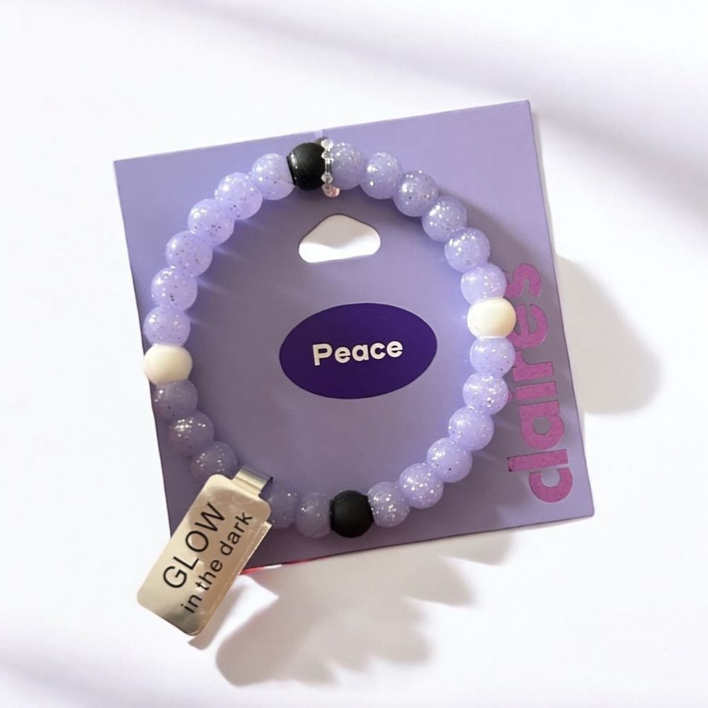 Women's Claire's Purple Glow in the Dark Bracelet